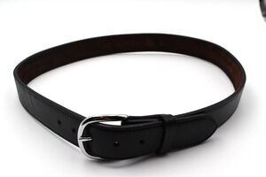 Galco CSB7-40B CSB7 Cop Series Black Leather Belt Nickel Buckle Suede Lined